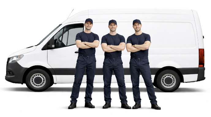 Transporter mieten Wien - Sprinter mit 3 Möbelpacker